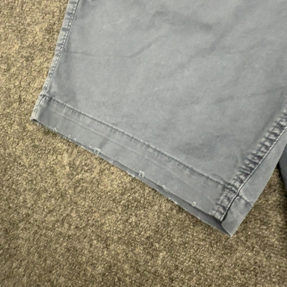 American Eagle Shorts Mens 32 Blue Cotton Flex Chino Flat Front Casual Summer - Picture 2 of 9